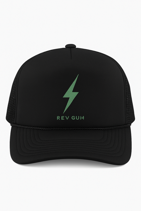 Black Lightning Bolt Hat
