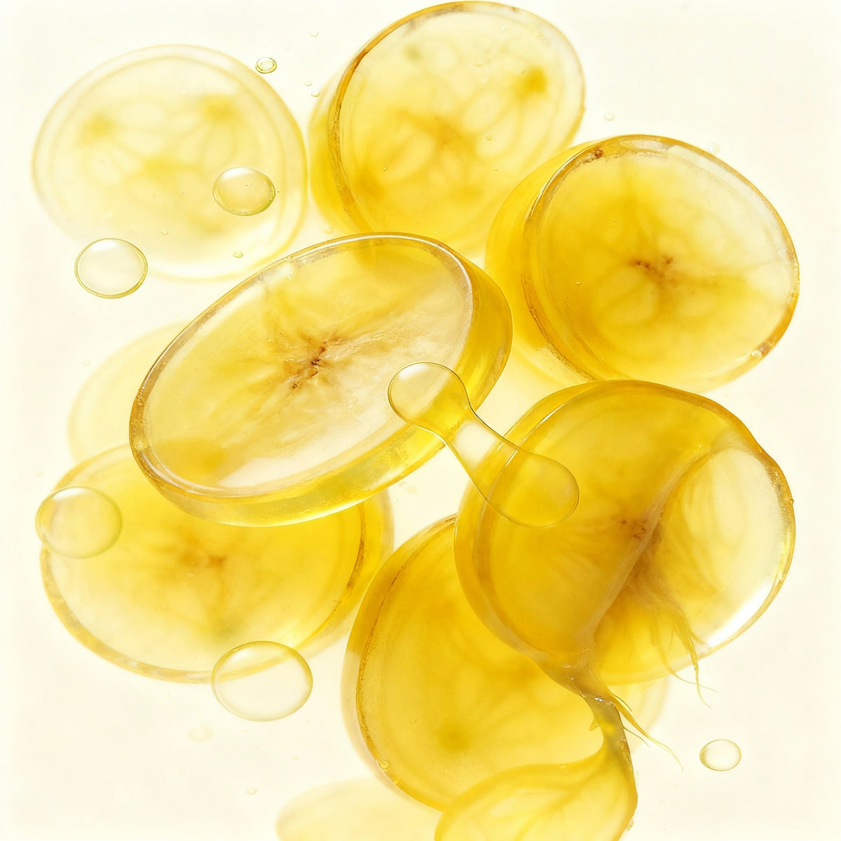 scientific looking image of banana slices